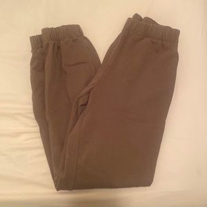 John Galt/Brandy Melville brown jogger sweatpants